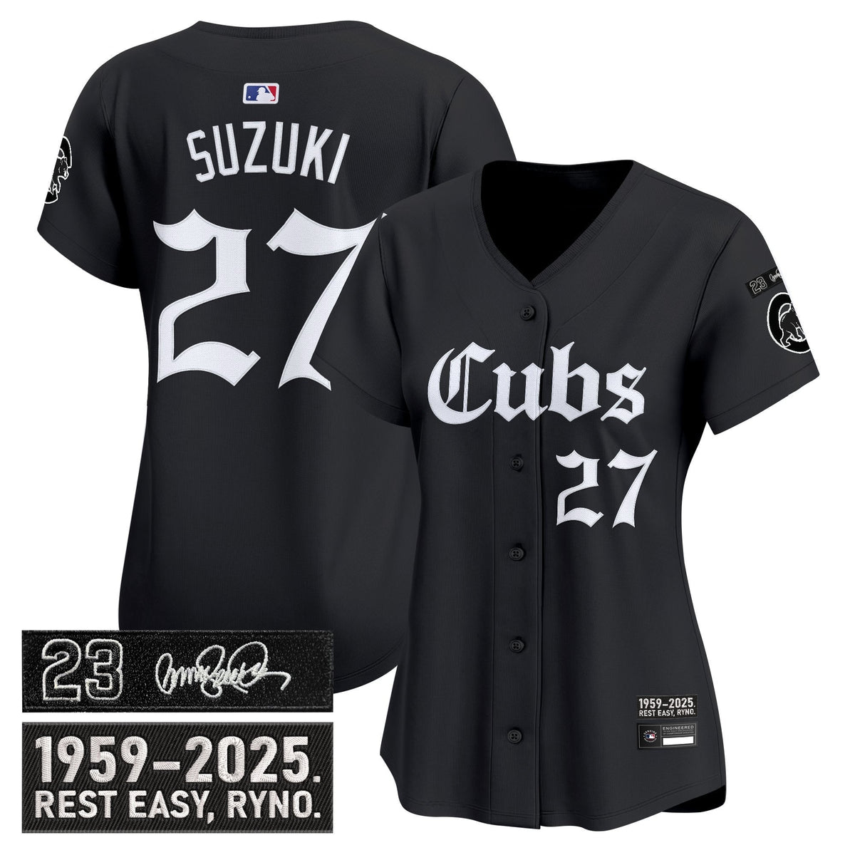Women's CHC 'Ryne Sandberg Tribute' Vapor Premier Limited Jersey - Gothic Edition - All Stitched