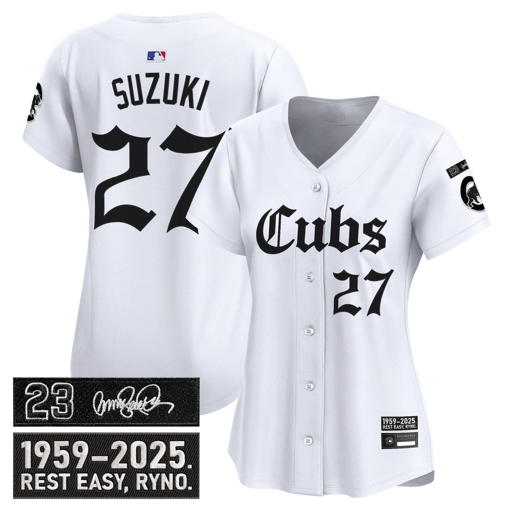 Women's CHC 'Ryne Sandberg Tribute' Vapor Premier Limited Jersey - Gothic Edition - All Stitched