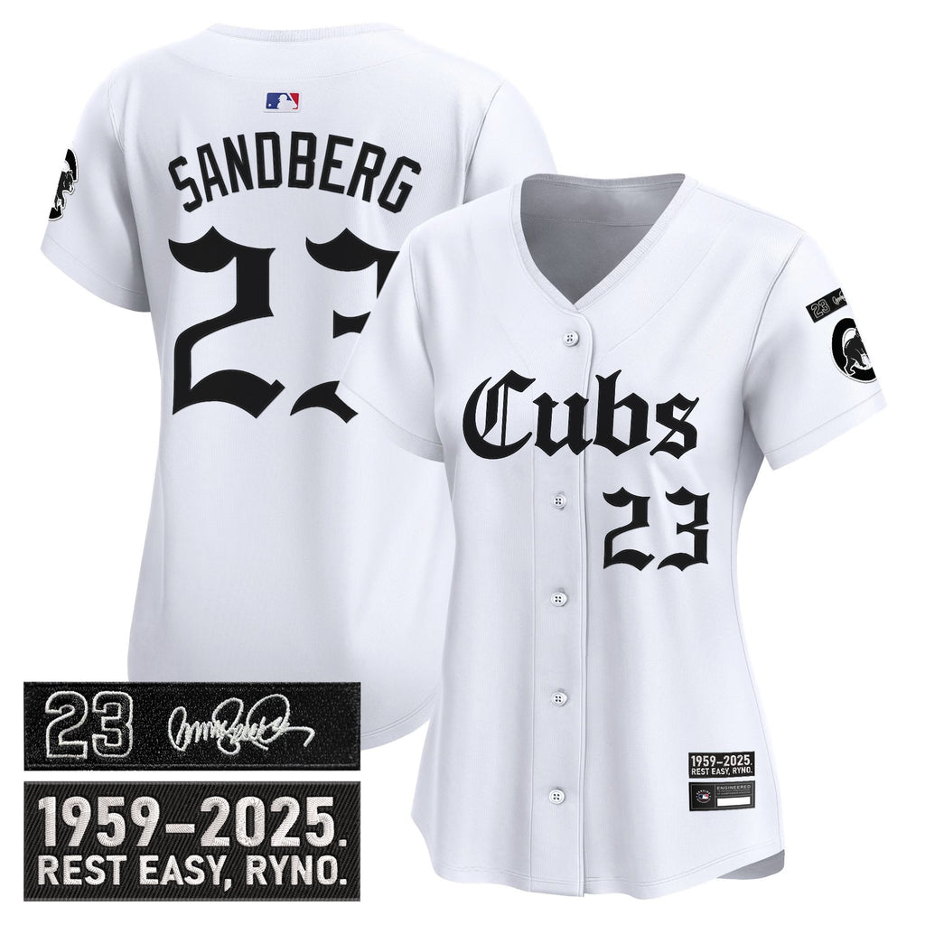 Women's CHC 'Ryne Sandberg Tribute' Vapor Premier Limited Jersey - Gothic Edition - All Stitched
