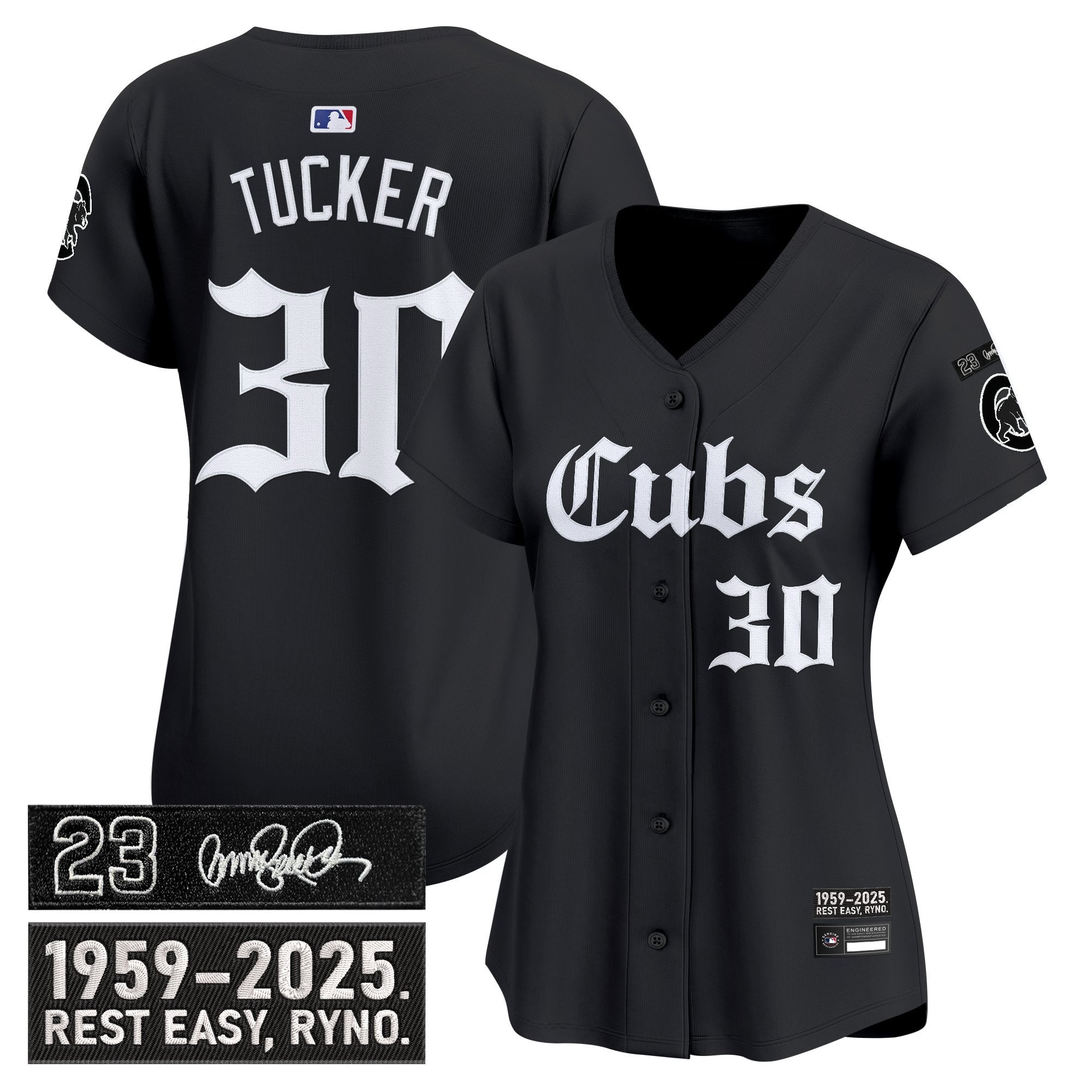 Women's CHC 'Ryne Sandberg Tribute' Vapor Premier Limited Jersey - Gothic Edition - All Stitched