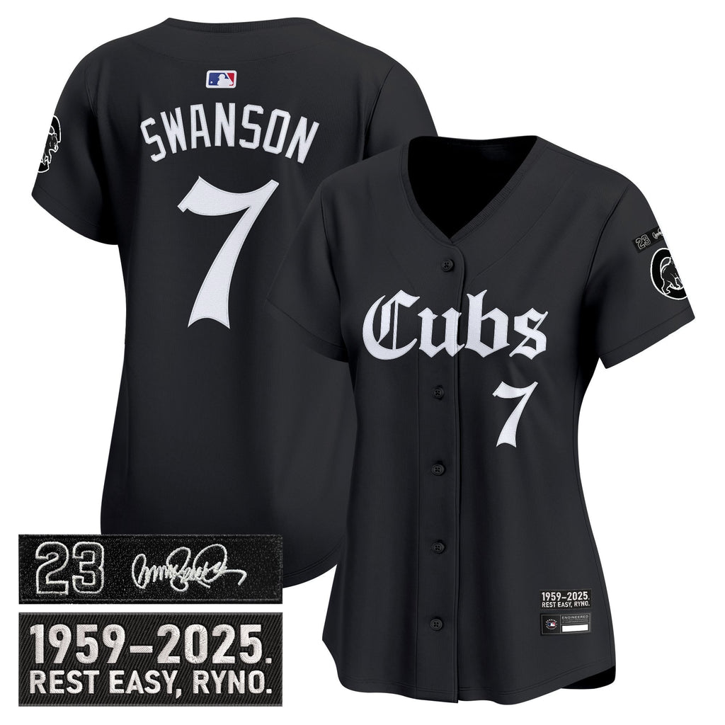 Women's CHC 'Ryne Sandberg Tribute' Vapor Premier Limited Jersey - Gothic Edition - All Stitched