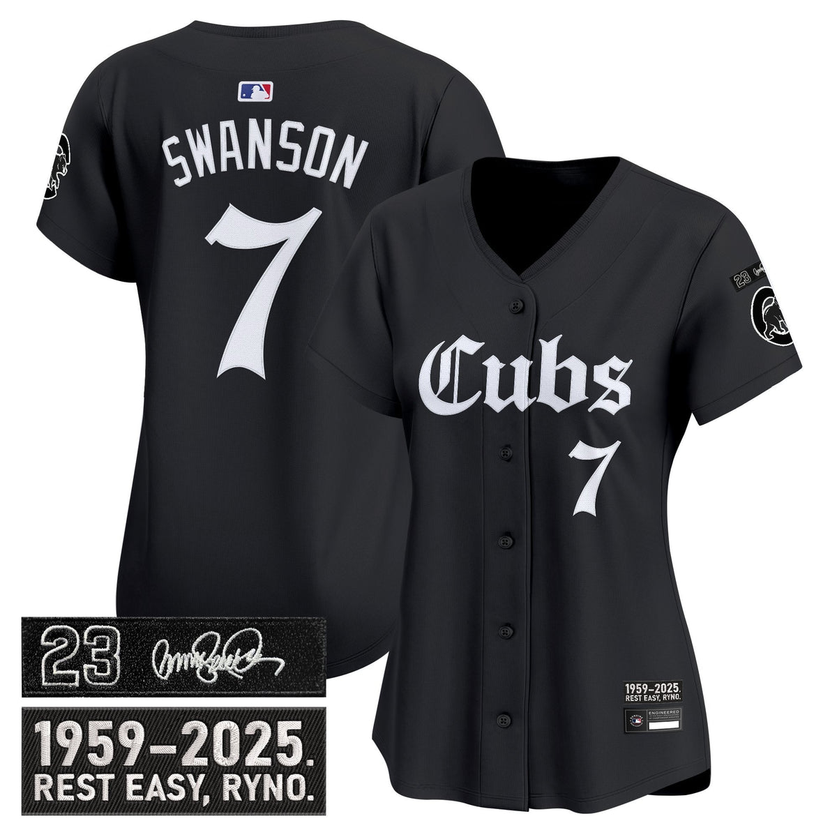 Women's CHC 'Ryne Sandberg Tribute' Vapor Premier Limited Jersey - Gothic Edition - All Stitched