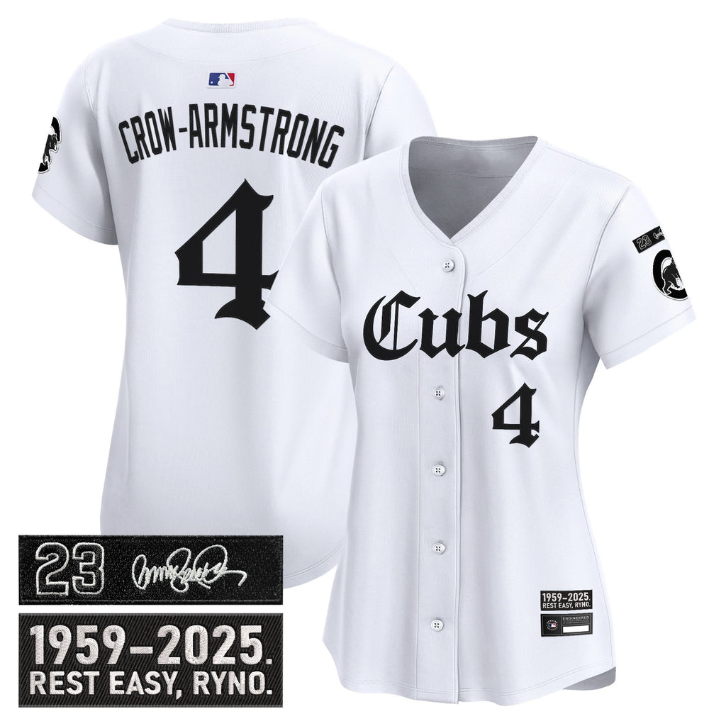 Women's CHC 'Ryne Sandberg Tribute' Vapor Premier Limited Jersey - Gothic Edition - All Stitched
