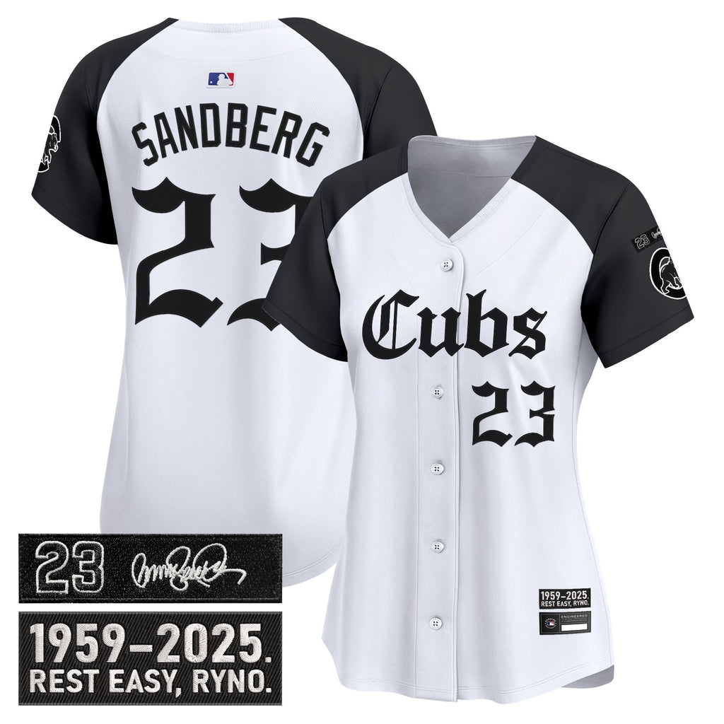 Women's CHC 'Ryne Sandberg Tribute' Vapor Premier Limited Jersey - Gothic Edition - All Stitched