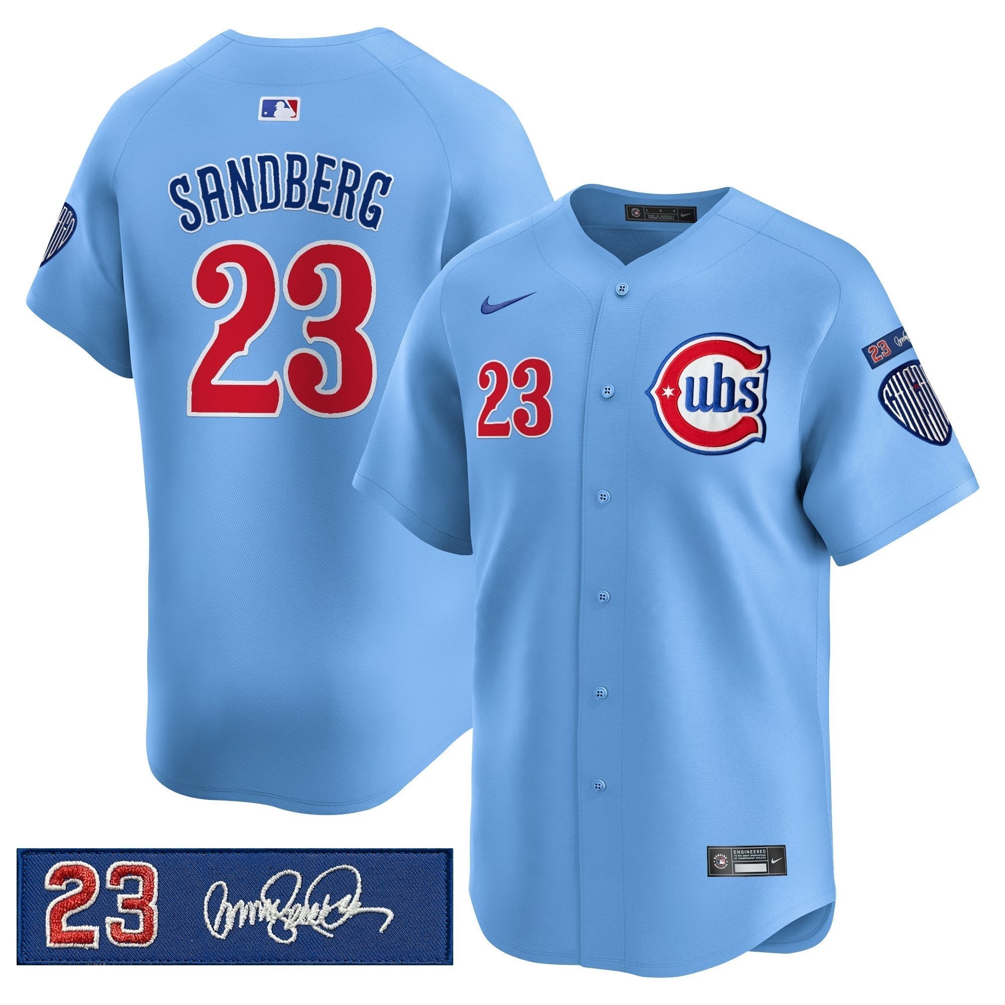 CHC 'Ryne Sandberg Tribute' Vapor Premier Limited Men Jersey V3 - All Stitched