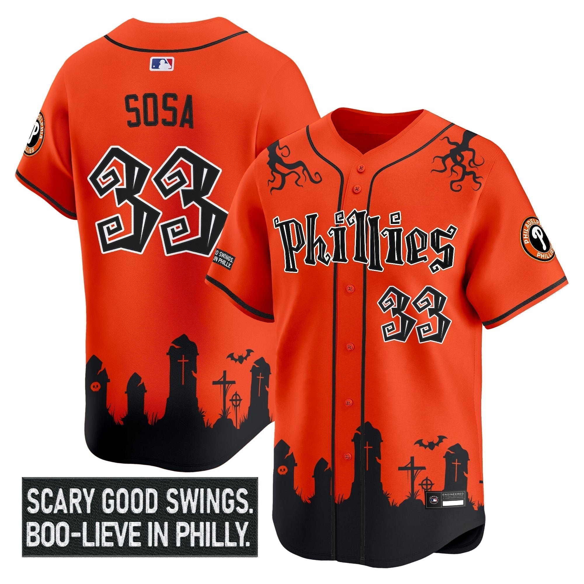 PHI 'Halloween Spooky Edition' Premier Limited Jersey - Stitched
