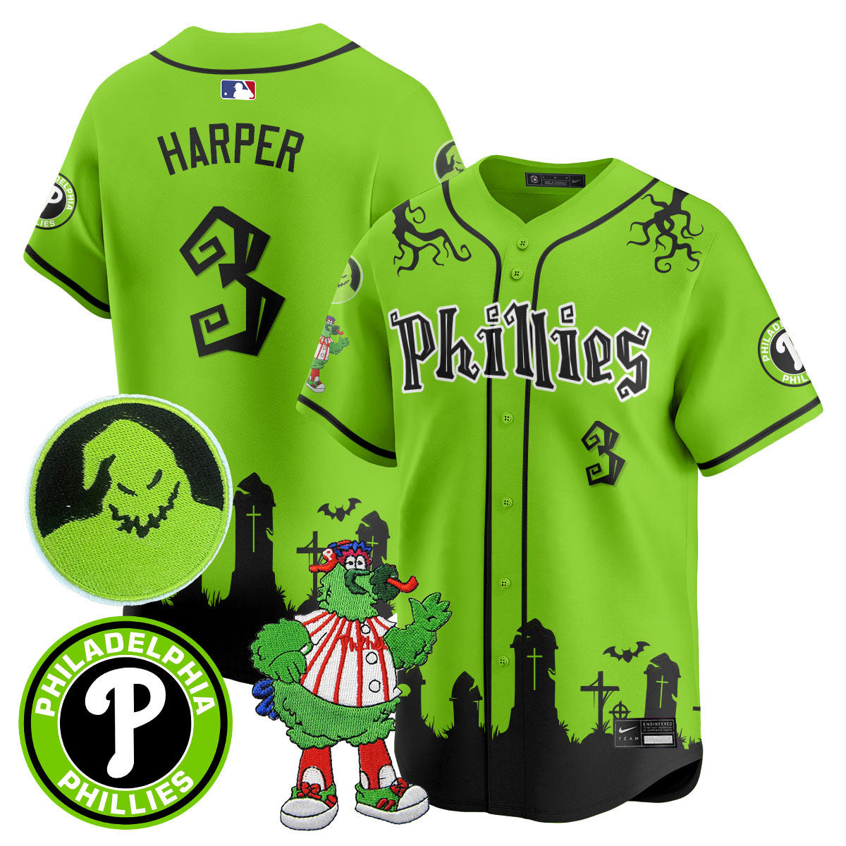 PHI Oogie Boogie & Phanatic Premier Limited Jersey - All Stitched