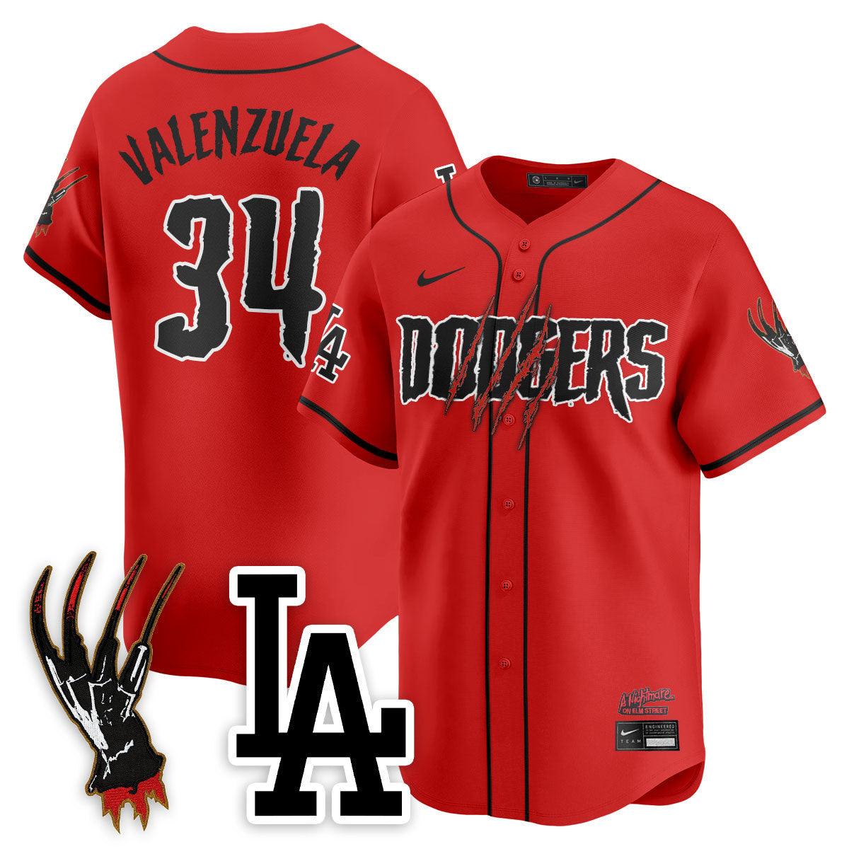 LAD "A Nightmare on Elm Street" Jersey - Stitched