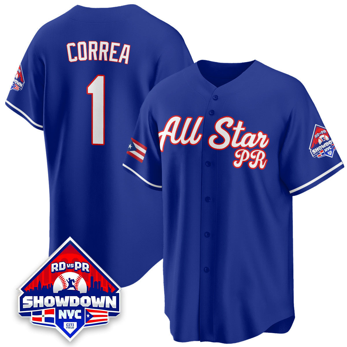 Puerto Rican Baseball All-Star 2025 Men Jersey - All Stitched