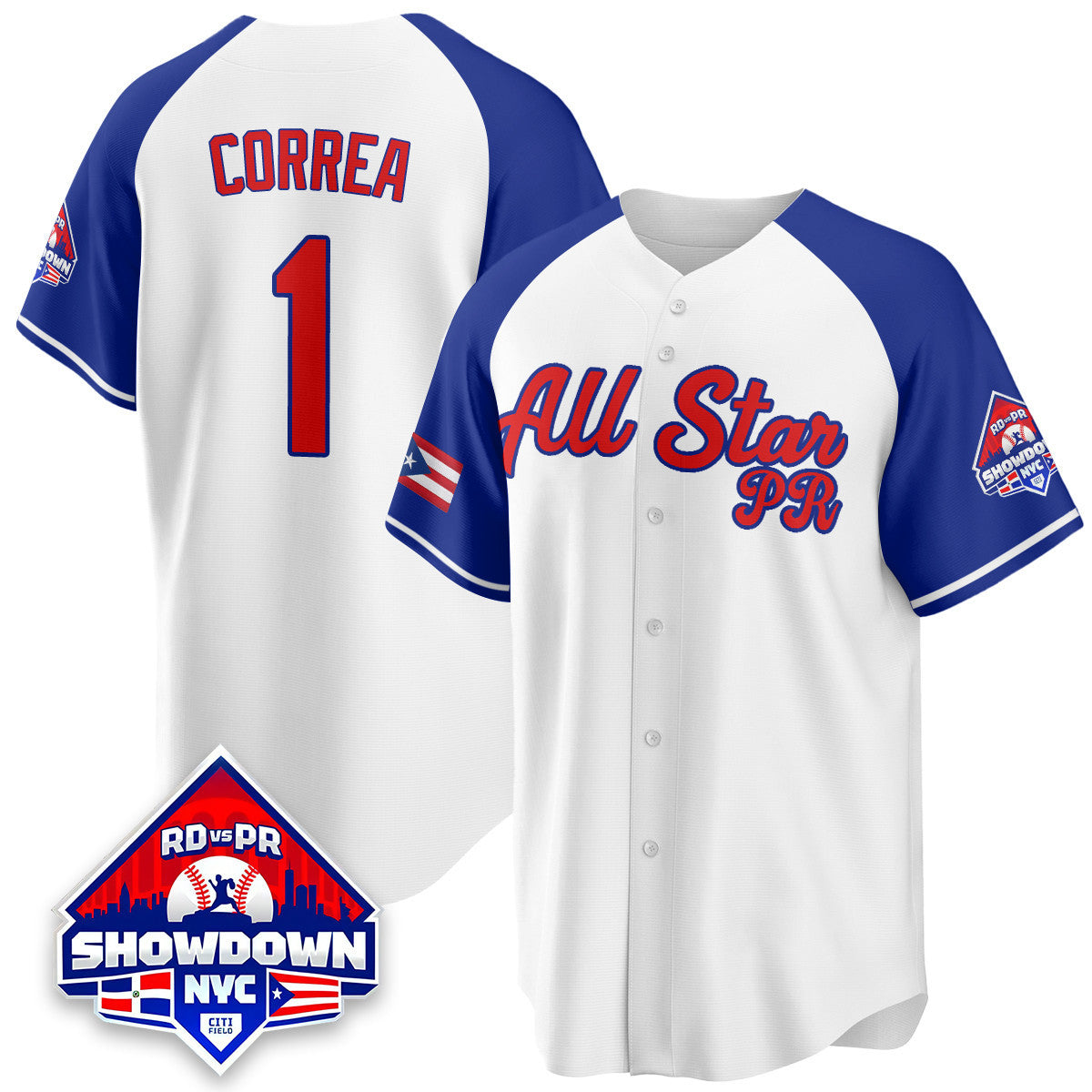 Puerto Rican Baseball All-Star 2025 Men Jersey - All Stitched