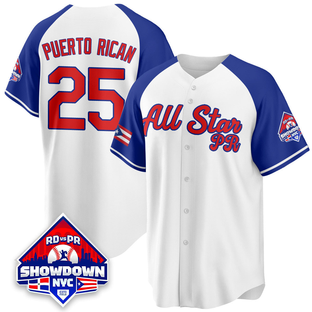 Puerto Rican Baseball All-Star 2025 Men Jersey - All Stitched