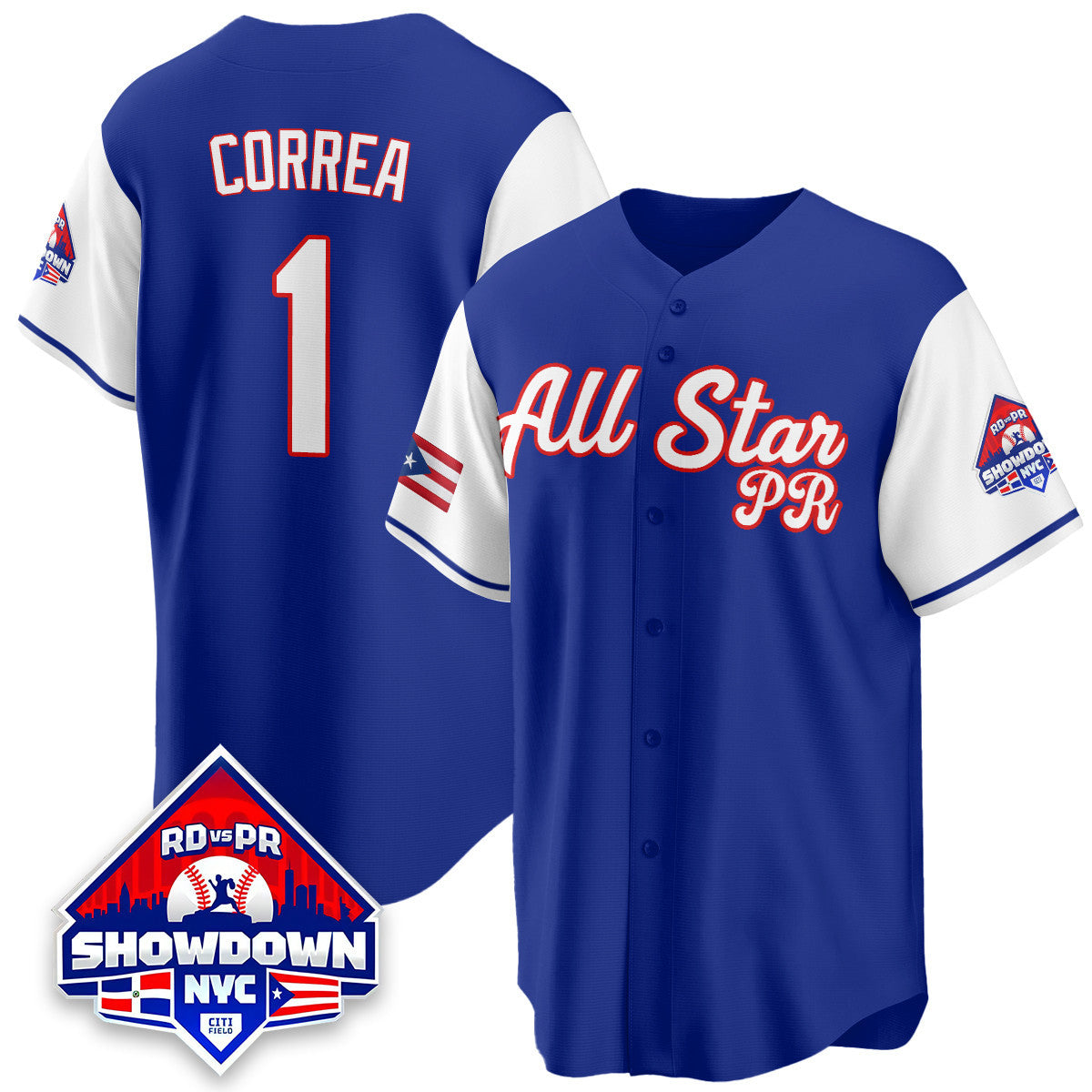 Puerto Rican Baseball All-Star 2025 Men Jersey - All Stitched