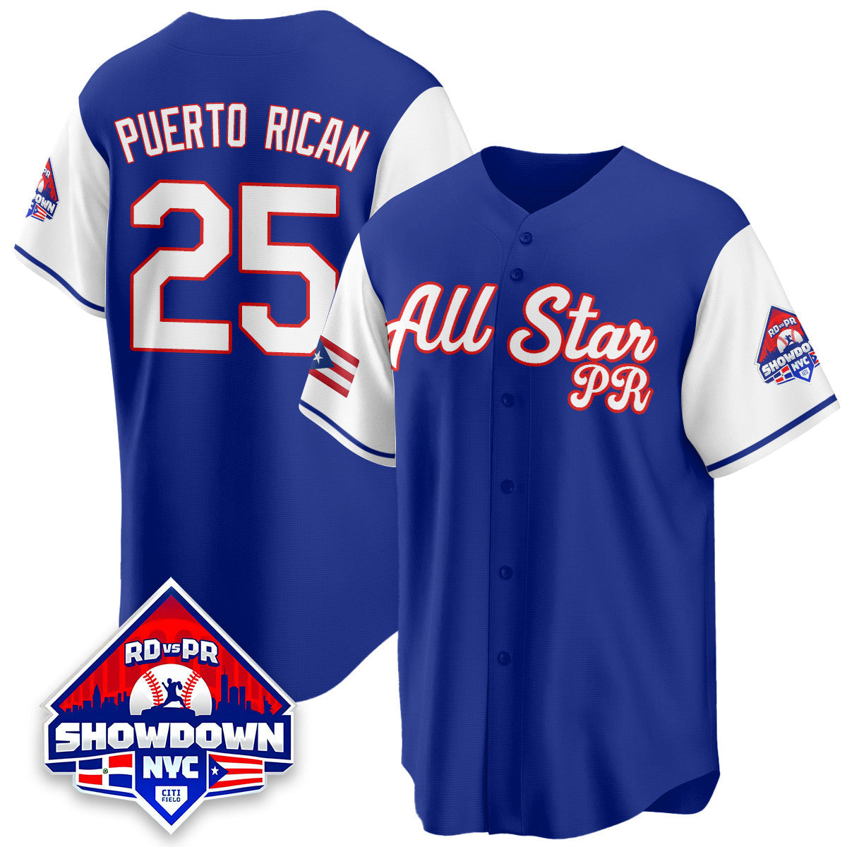 Puerto Rican Baseball All-Star 2025 Men Jersey - All Stitched