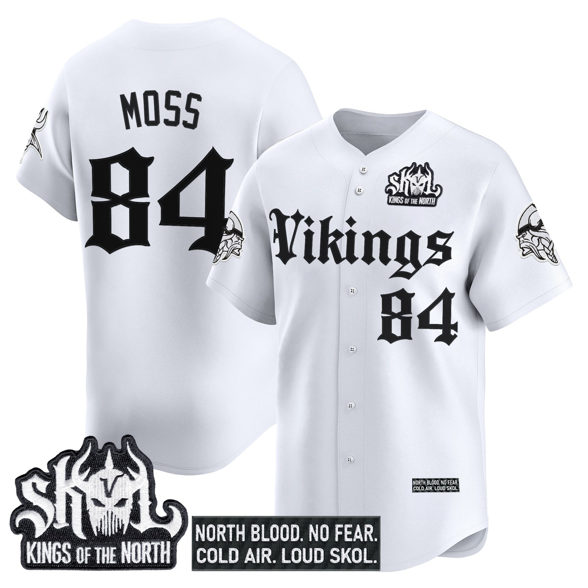 MIN 'Gothic Norseblood Edition' Vapor Baseball Jersey - All Stitched