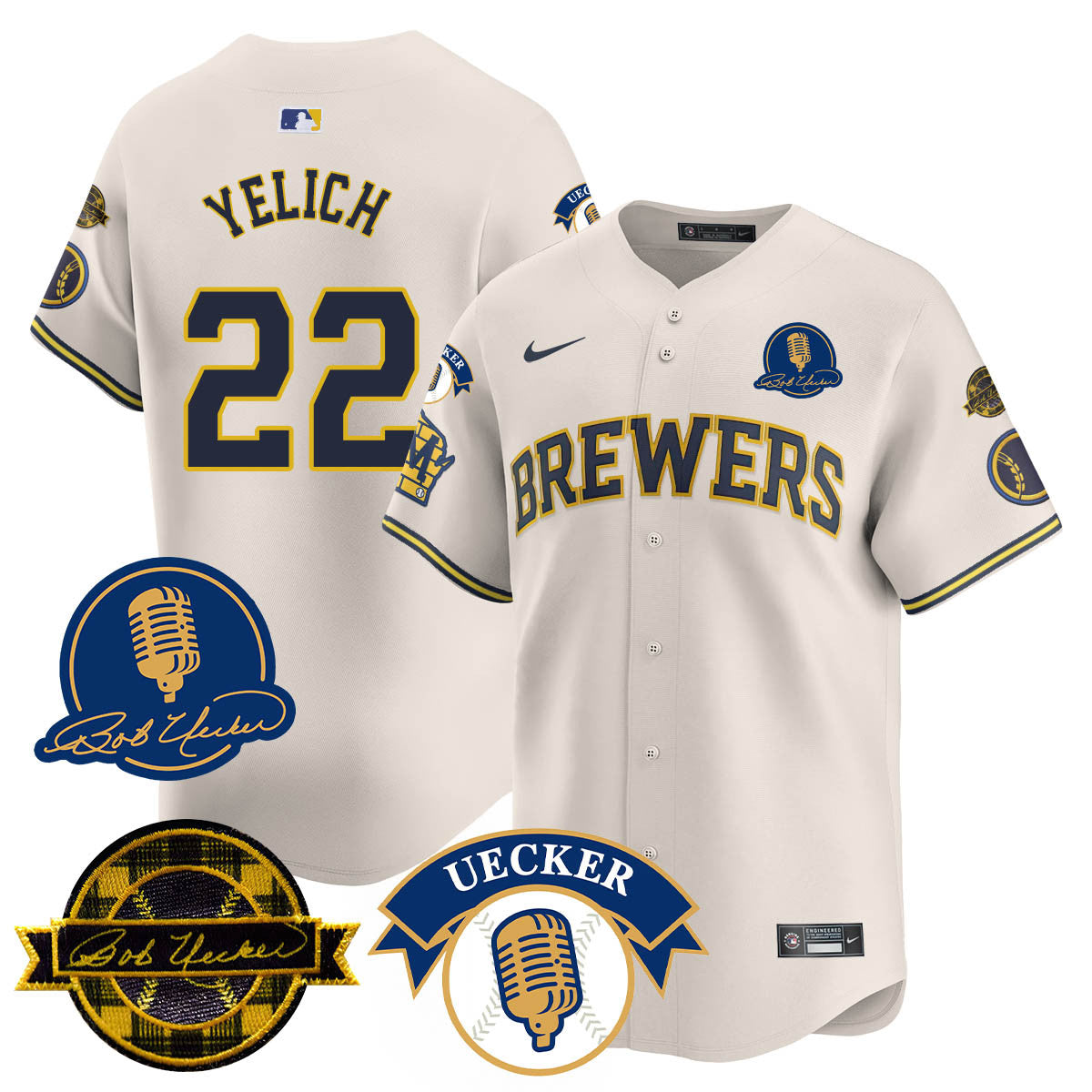 MIL 2025 Limited Jersey - Bob Uecker Patch - All Stitched