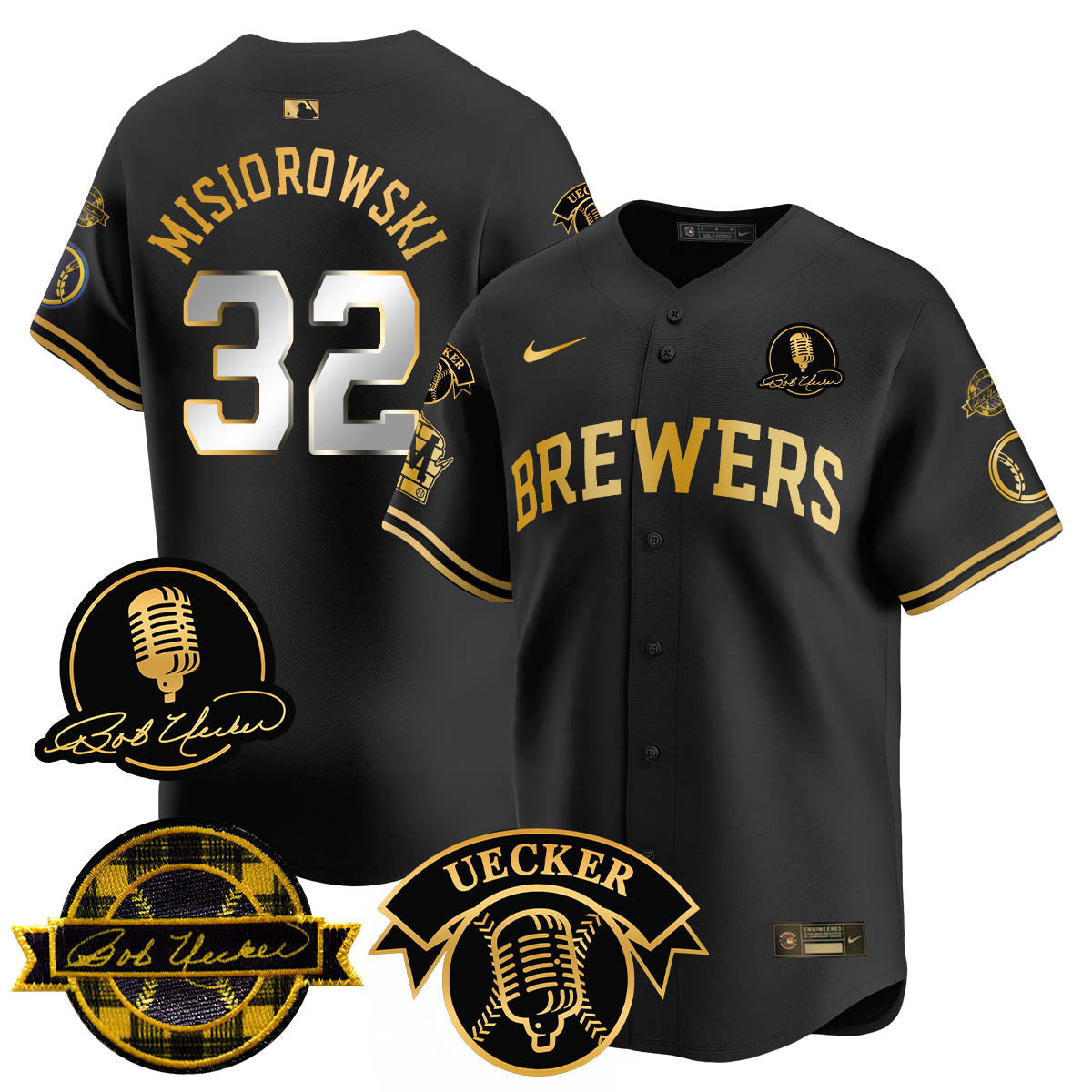 MIL 2025 Limited Jersey - Bob Uecker Patch - All Stitched