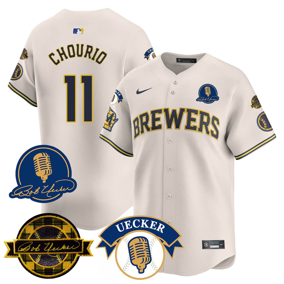 MIL 2025 Limited Jersey - Bob Uecker Patch - All Stitched
