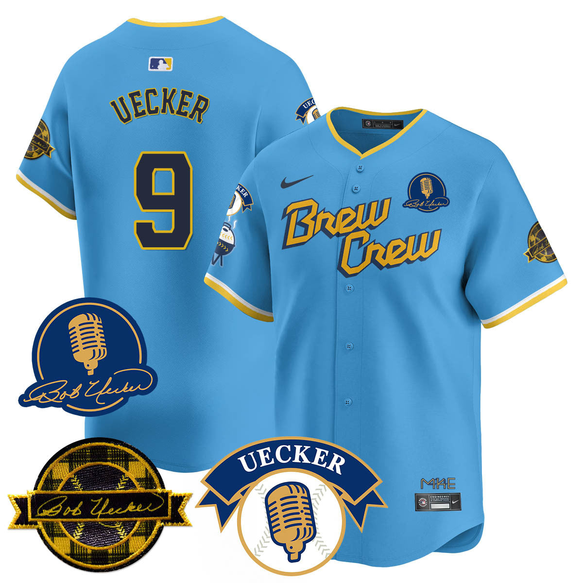 MIL 2025 Limited Jersey - Bob Uecker Patch - All Stitched