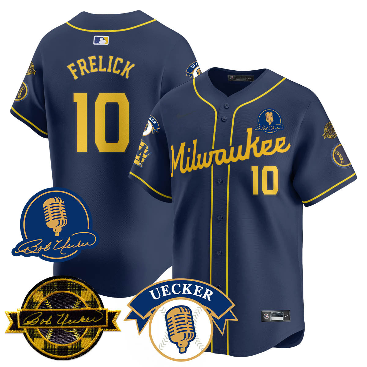 MIL 2025 Limited Jersey - Bob Uecker Patch - All Stitched