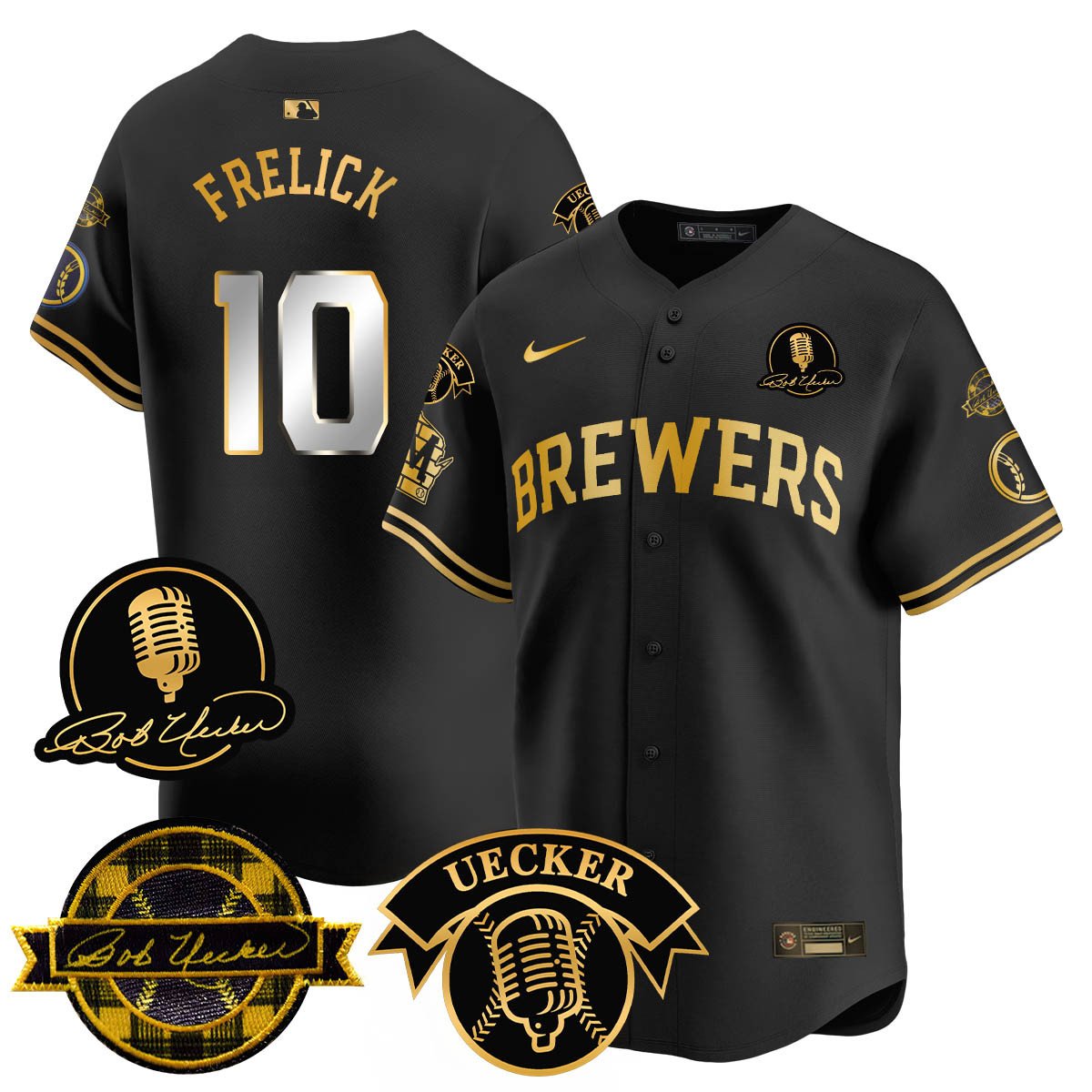 MIL 2025 Limited Jersey - Bob Uecker Patch - All Stitched