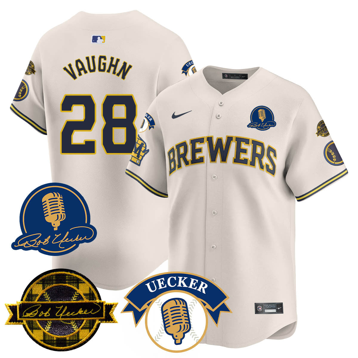 MIL 2025 Limited Jersey - Bob Uecker Patch - All Stitched