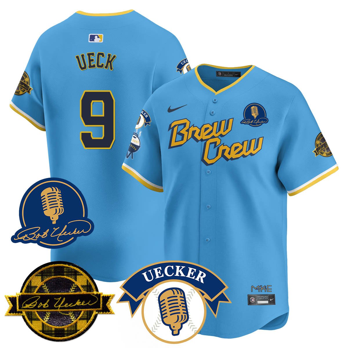 MIL 2025 Limited Jersey - Bob Uecker Patch - All Stitched