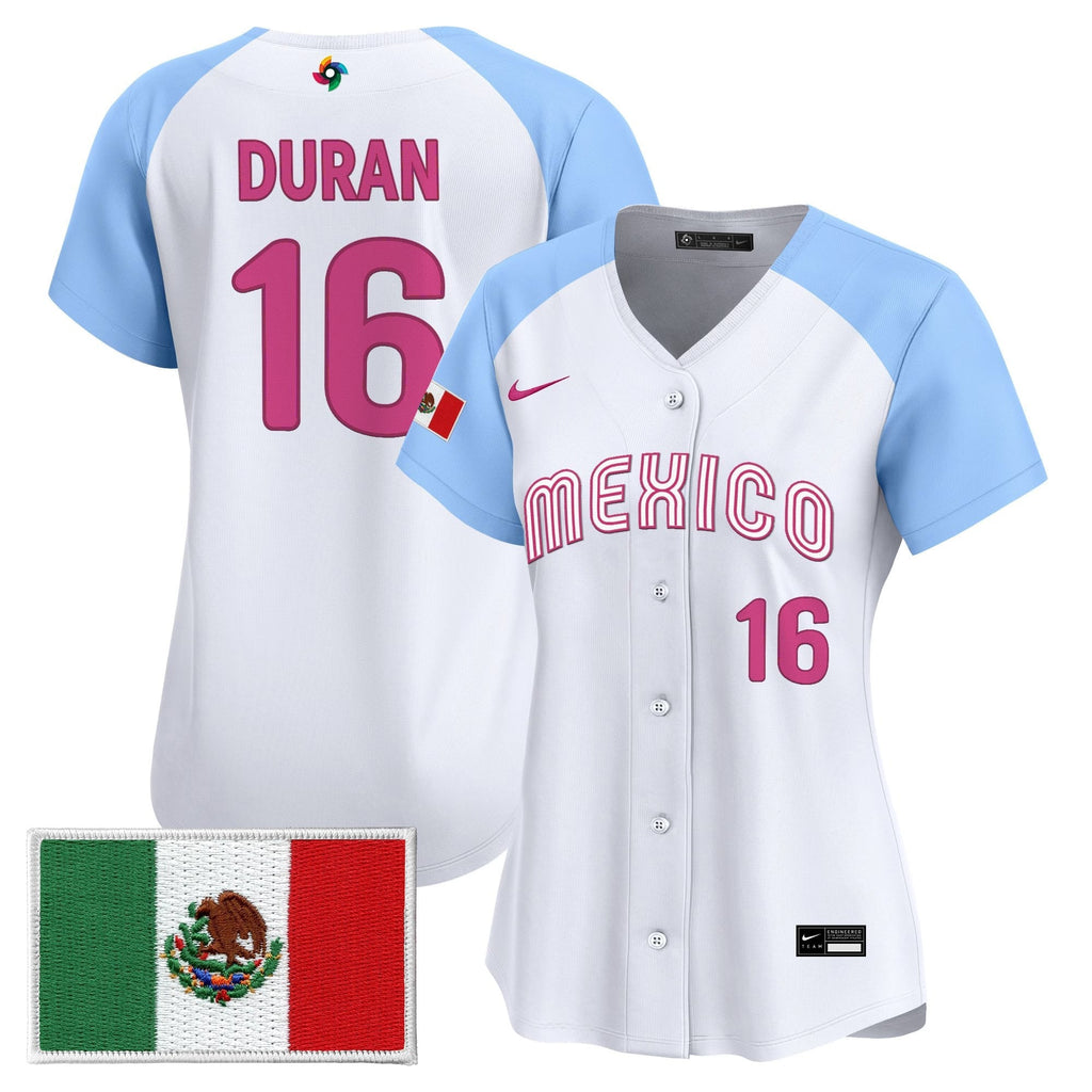 Women's Team Mexico World Baseball Classic Vapor Premier Jersey - 2026 Roster - All Stitched