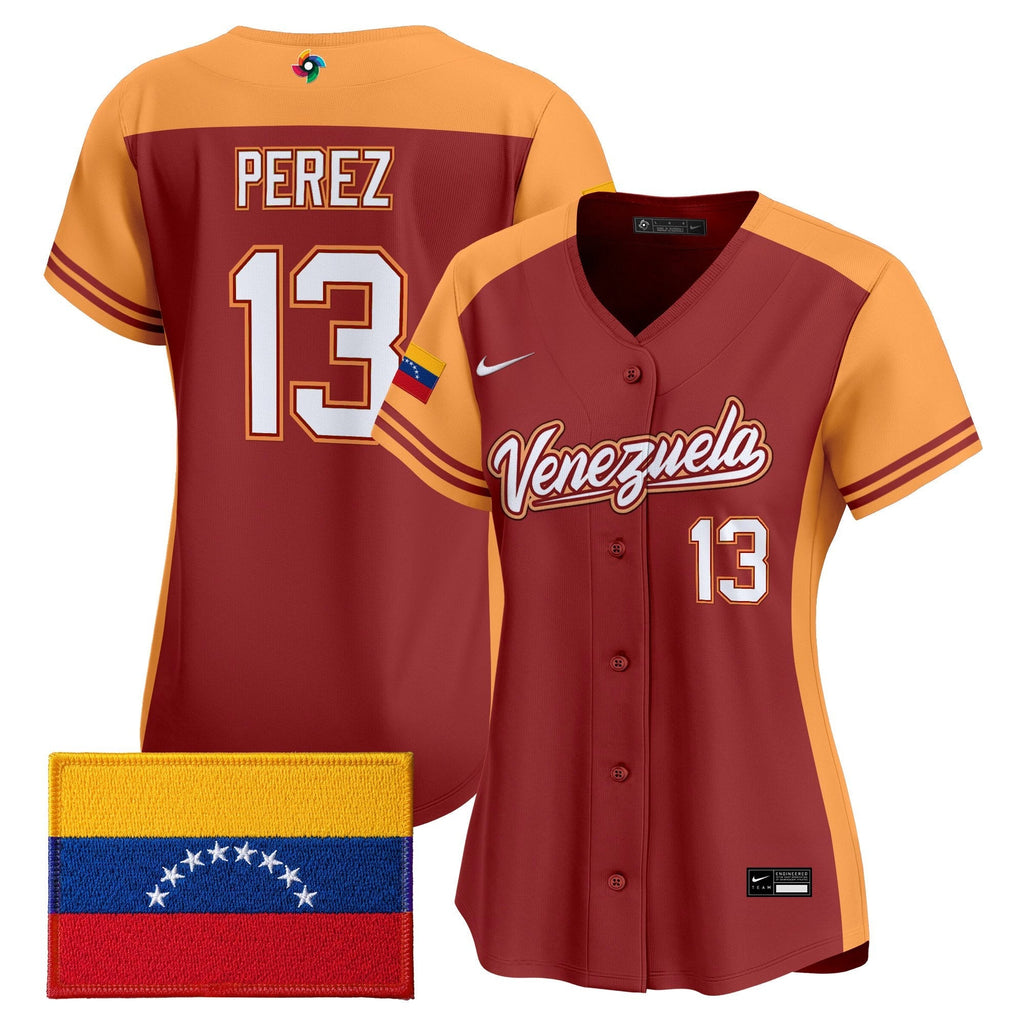 Women's Team Venezuela World Baseball Classic Vapor Premier Jersey - 2026 Roster - All Stitched