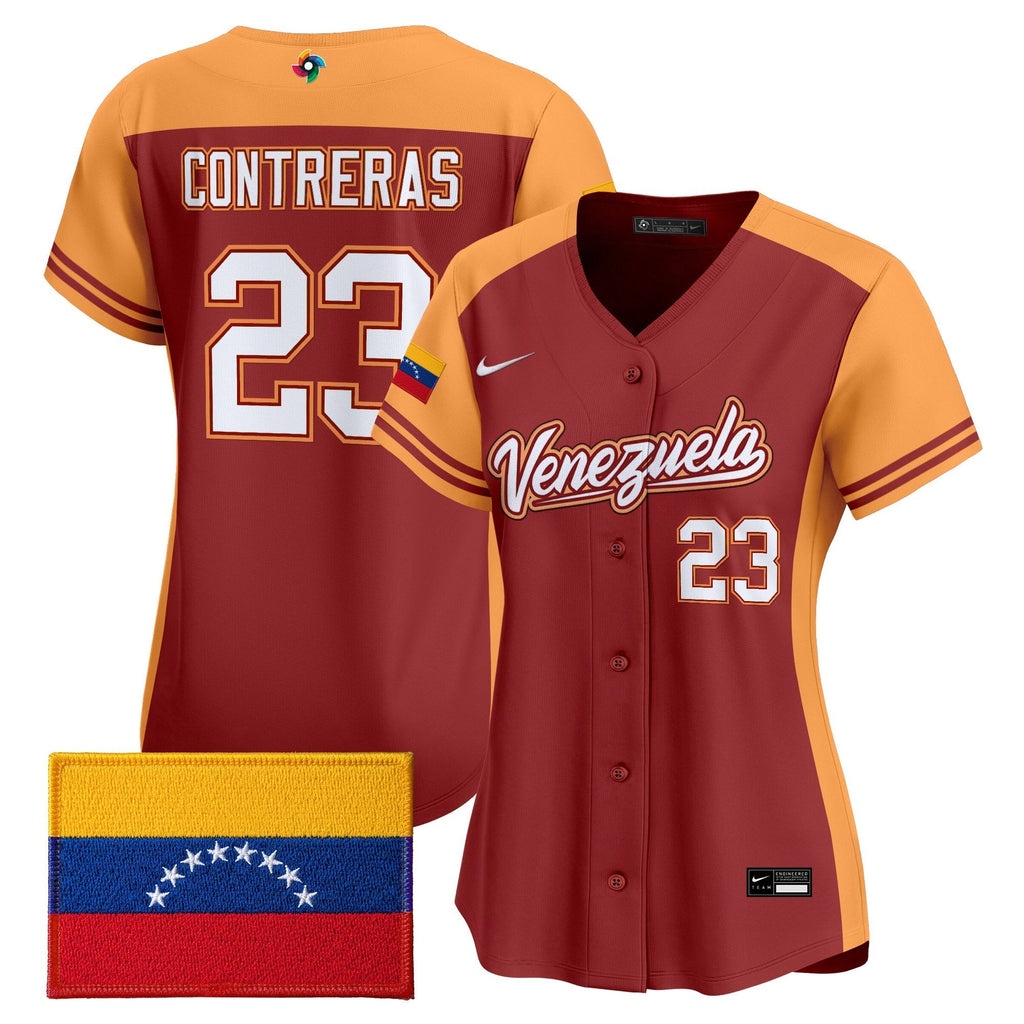 Women's Team Venezuela World Baseball Classic Vapor Premier Jersey - 2026 Roster - All Stitched