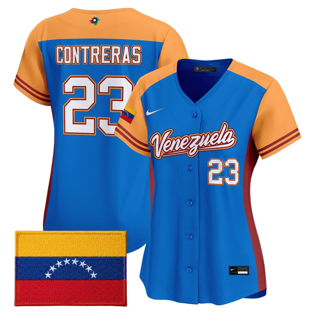 Women's Team Venezuela World Baseball Classic Vapor Premier Jersey - 2026 Roster - All Stitched