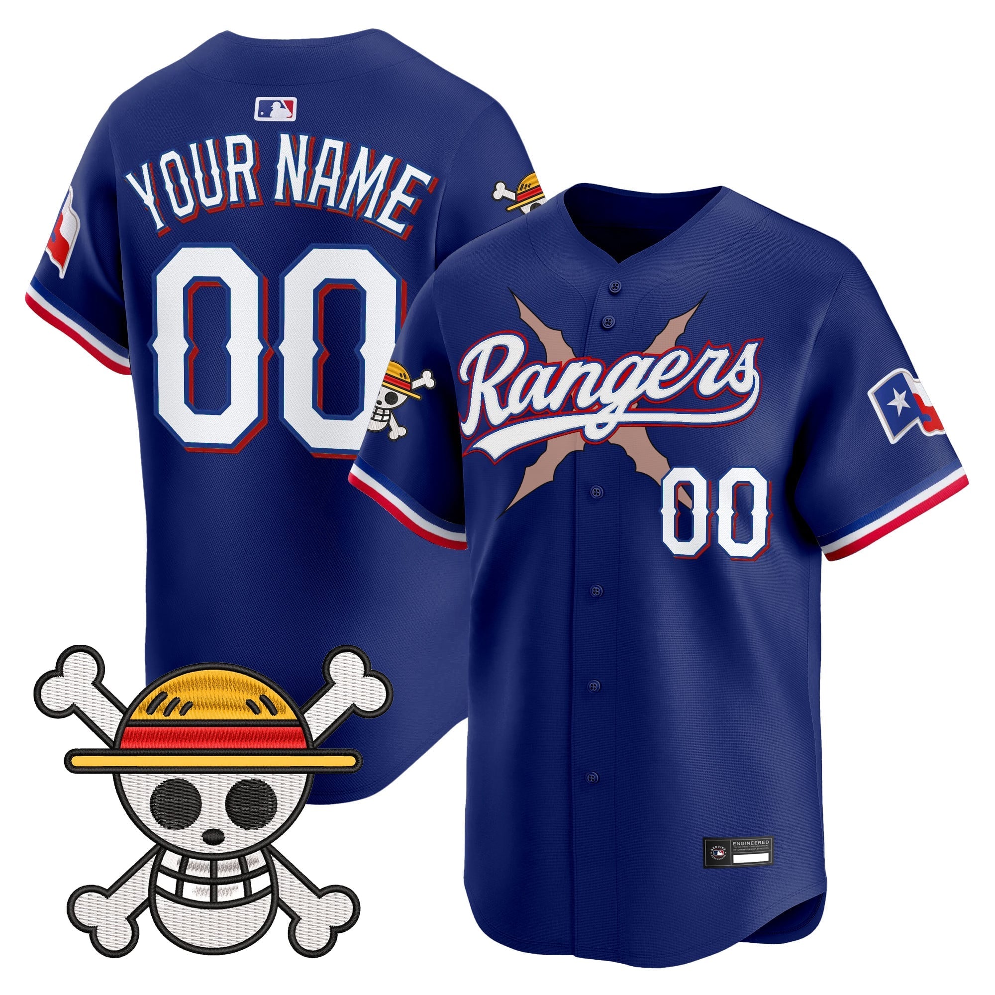 Texas Rangers x OP Vapor Premier Limited Custom Jersey - Stitched