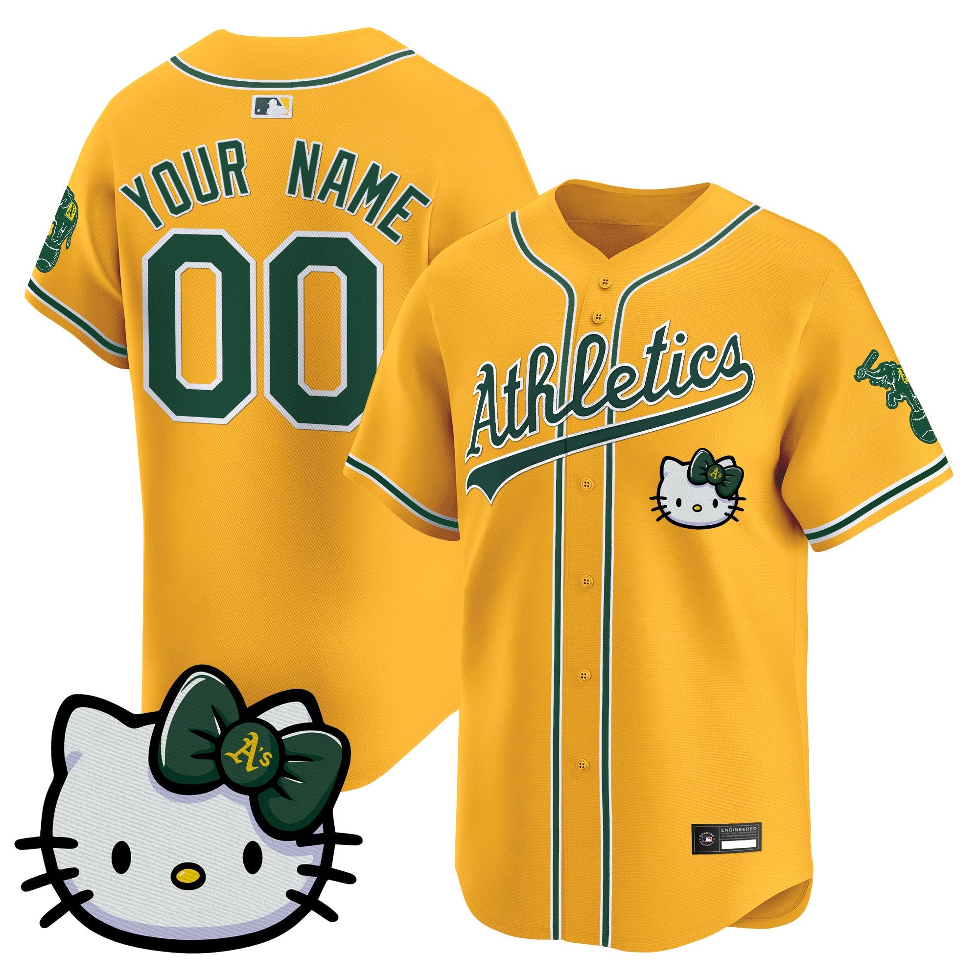 Oakland Athletics Meow KT Vapor Premier Limited Custom Jersey – All Stitched