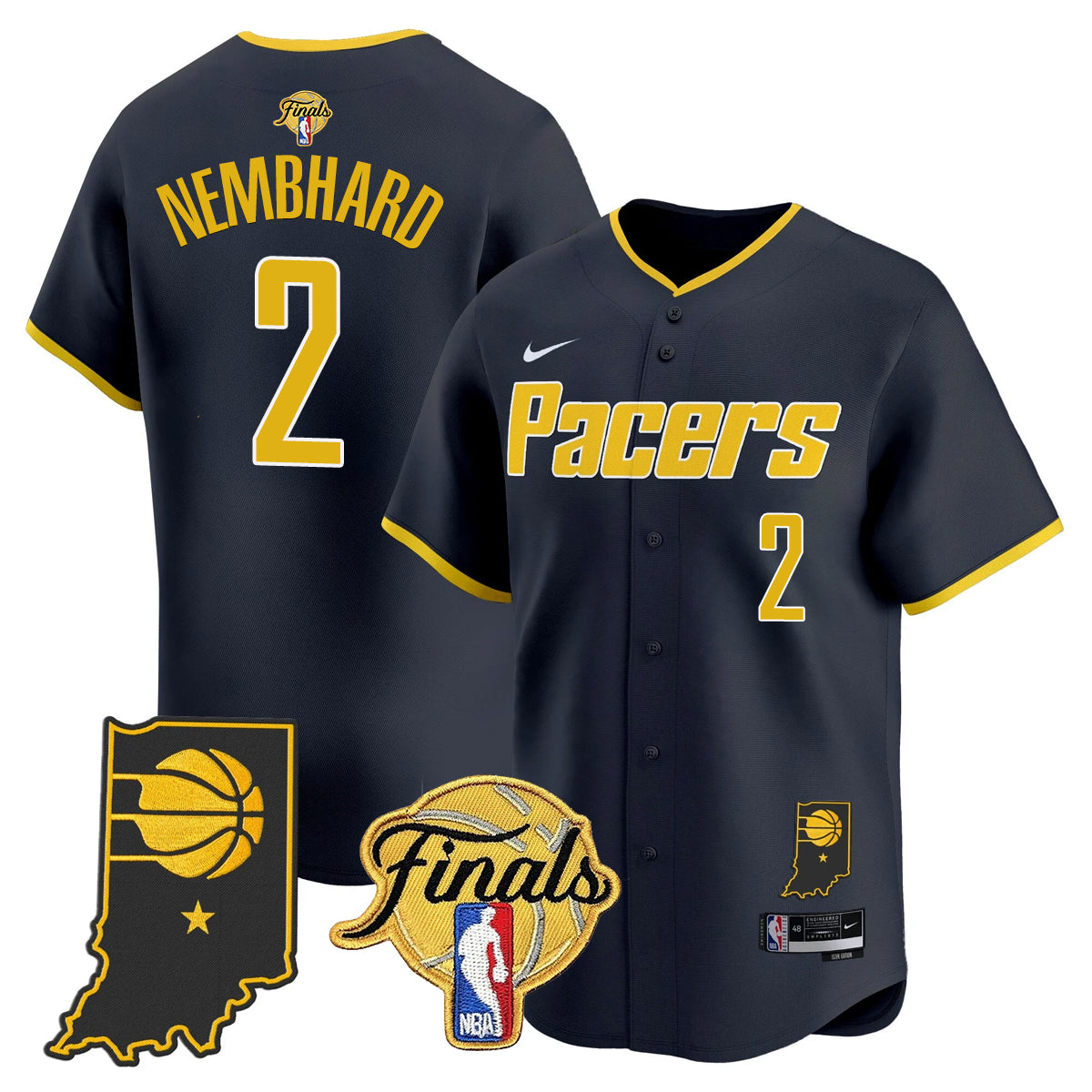 IND 2025 Finals Vapor Baseball Jersey N3 - All Stitched