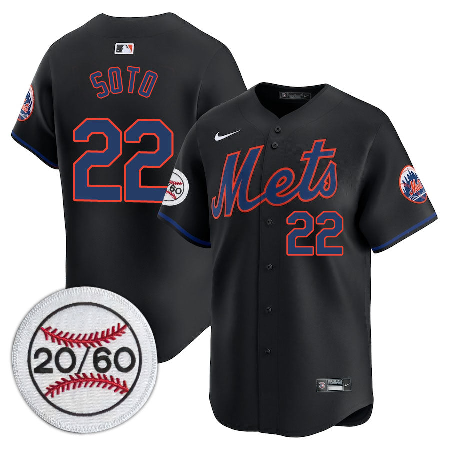 NYM Limited Men Jersey - 2001 Patch - All Stitched