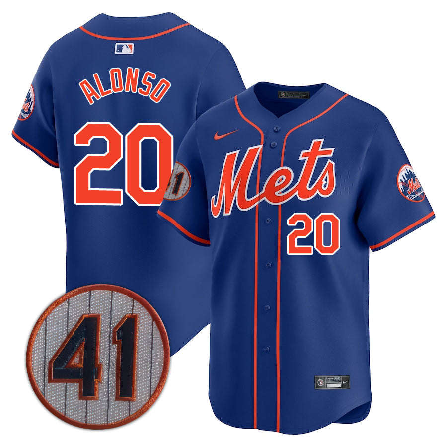 NYM Limited Men Jersey - 2021 Patch - All Stitched