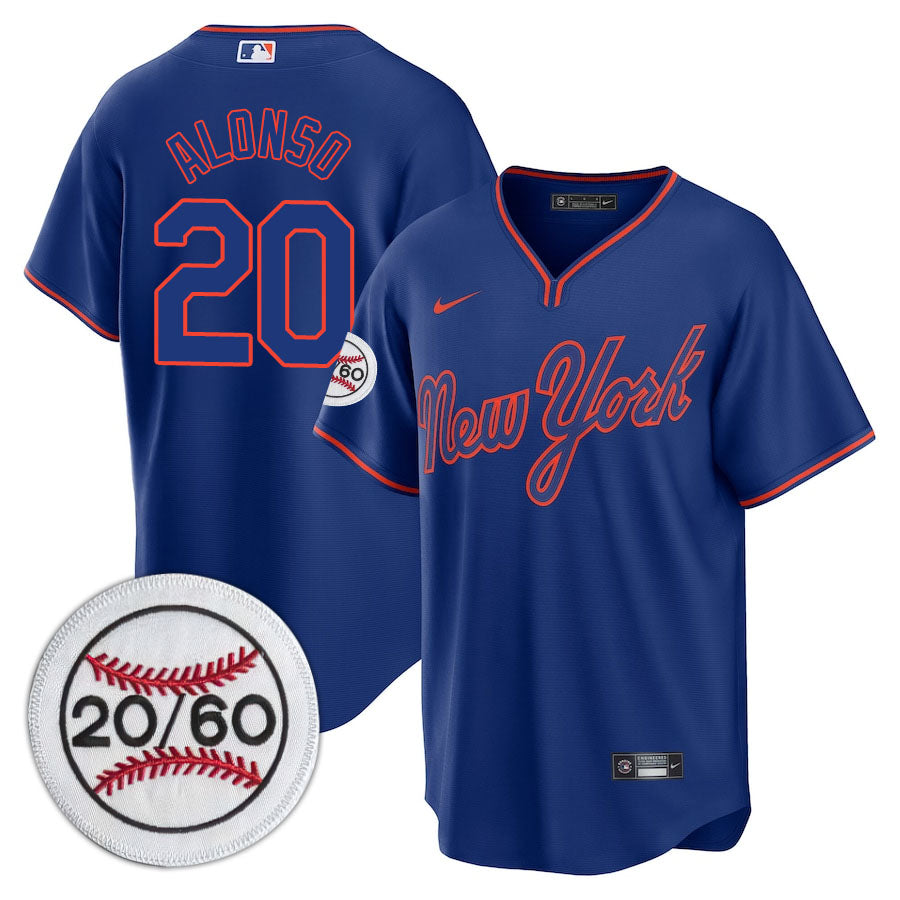 NYM Limited Men Jersey - 2001 Patch - All Stitched