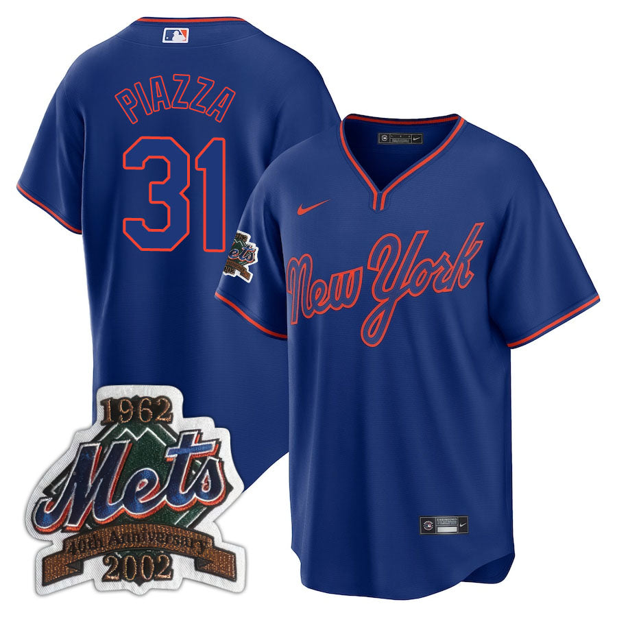 NYM Limited Men Jersey - 2002 Patch - All Stitched