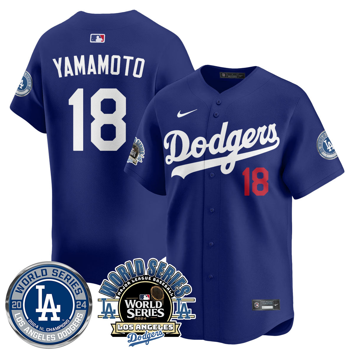 LAD World Series 2024 Men Jersey - All Stitched