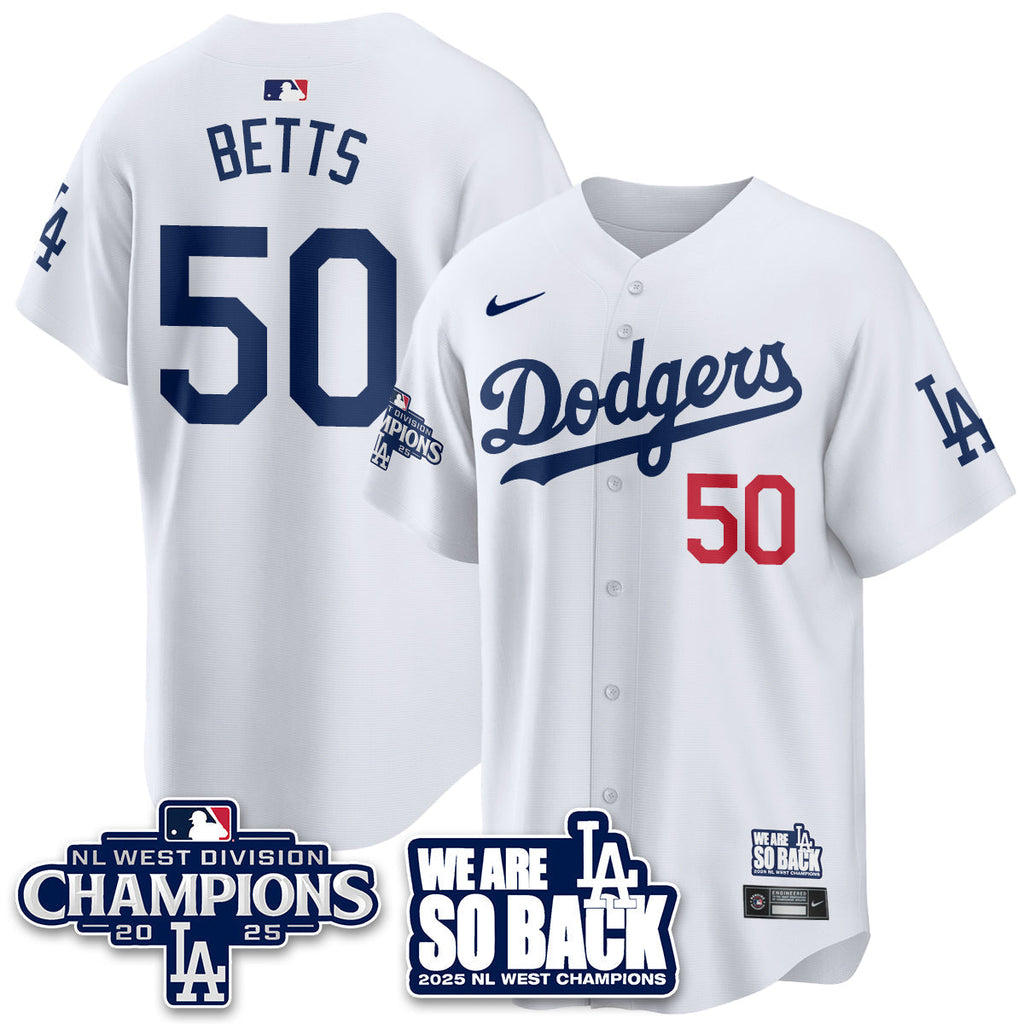 LAD 2025 NL West Division Champions Men Jersey - All Stitched