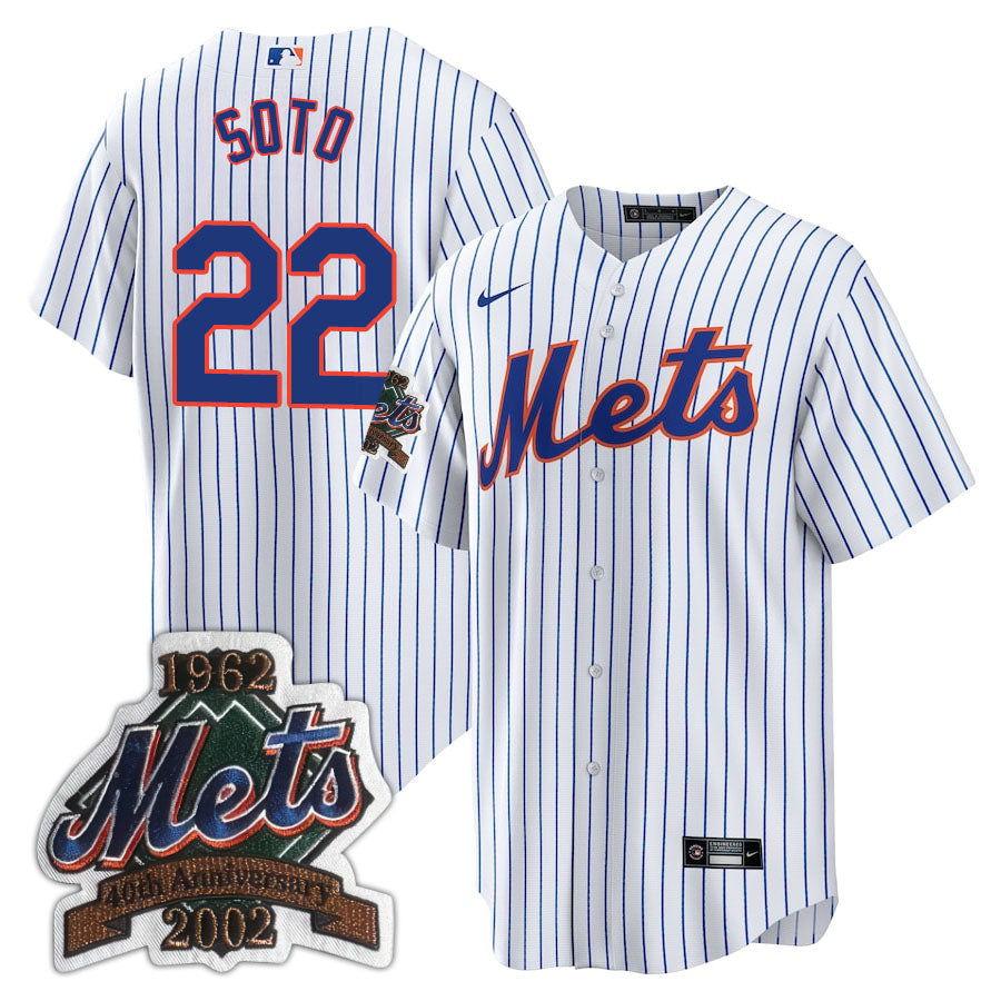 NYM Limited Men Jersey - 2002 Patch - All Stitched