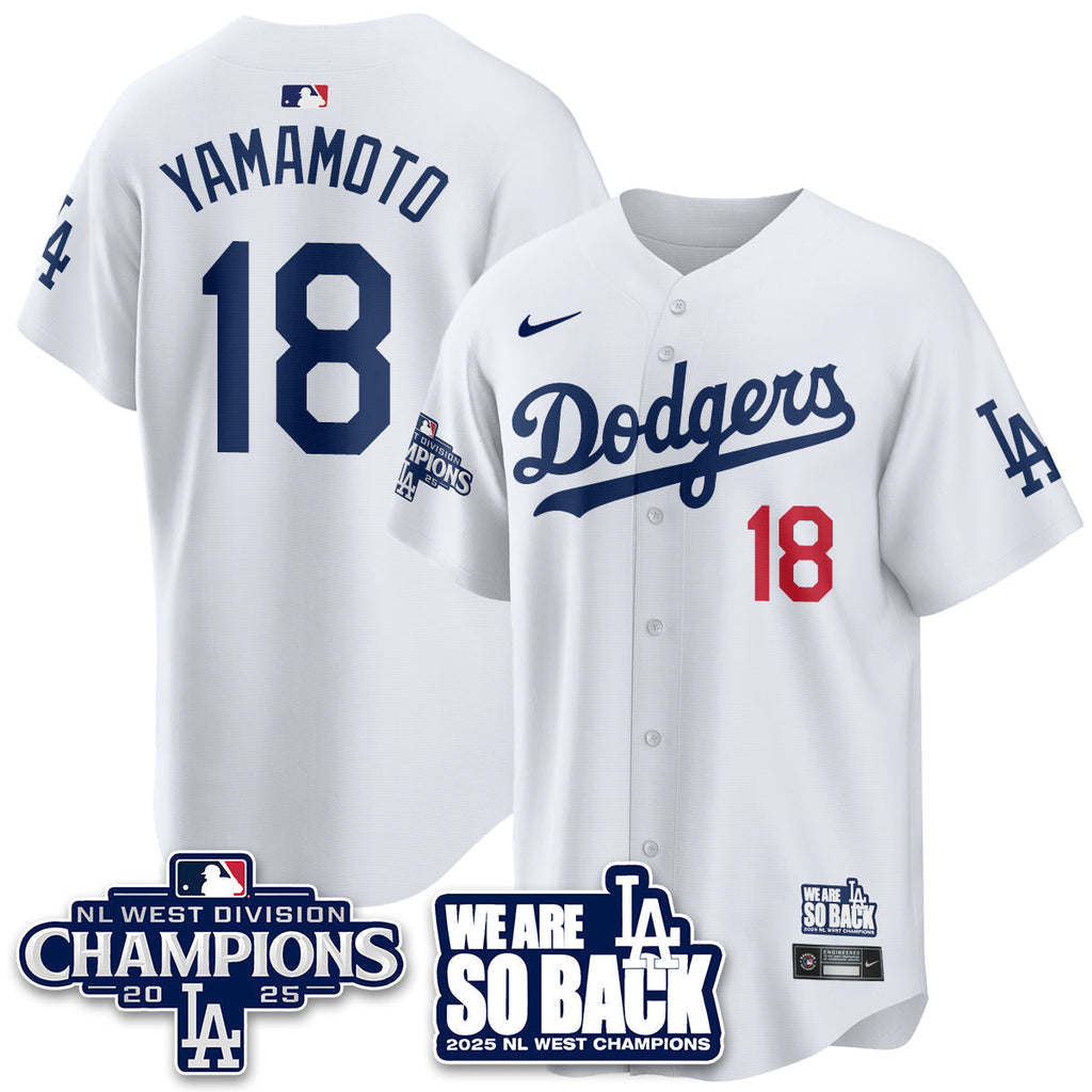 LAD 2025 NL West Division Champions Men Jersey - All Stitched