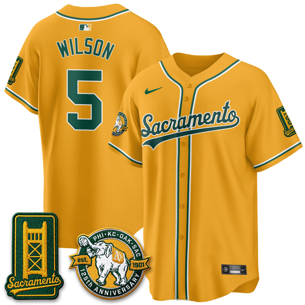 Oakland Athletics 2026 Black Out Style - Celebrating 125 Years -  Limited Vapor Jersey - All Stitched