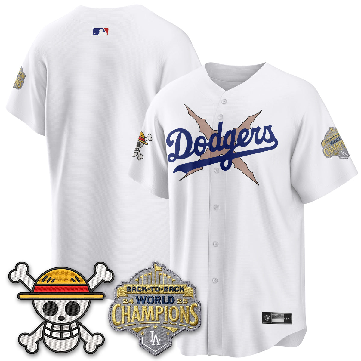 Los Angeles Dodgers x OP Vapor Jersey -All Stitched V2