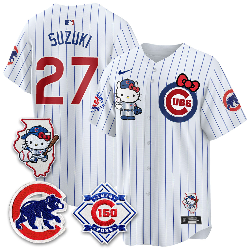 Chicago Cubs x Meow KT Vapor Premier Limited Jersey - All Stitched V2
