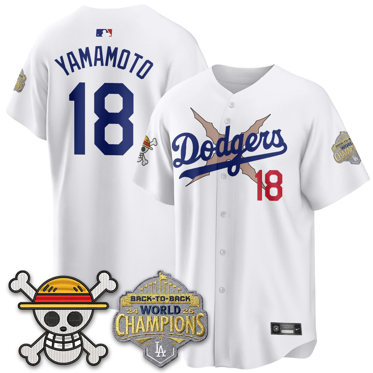 Los Angeles Dodgers x OP Vapor Jersey -All Stitched V2