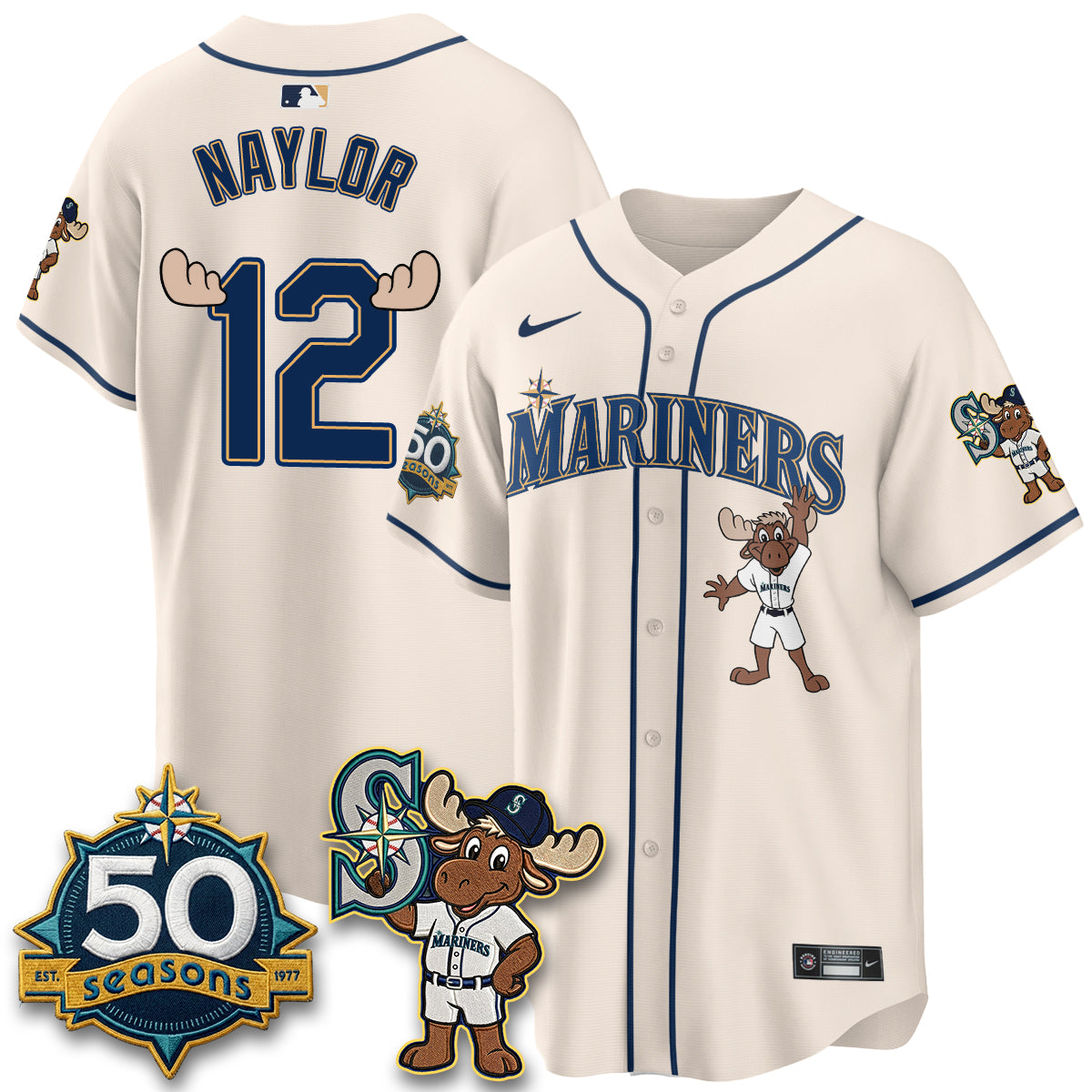 Seattle Mariners Mascot Jersey - All Stitched