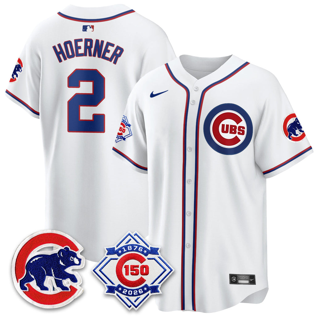 Chicago Cubs 150th Anniversary Black Out Style Vapor Premier Limited Jersey - All Stitched