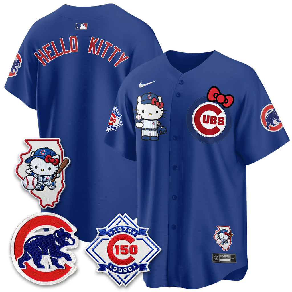 Chicago Cubs x Meow KT Vapor Premier Limited Jersey - All Stitched V2