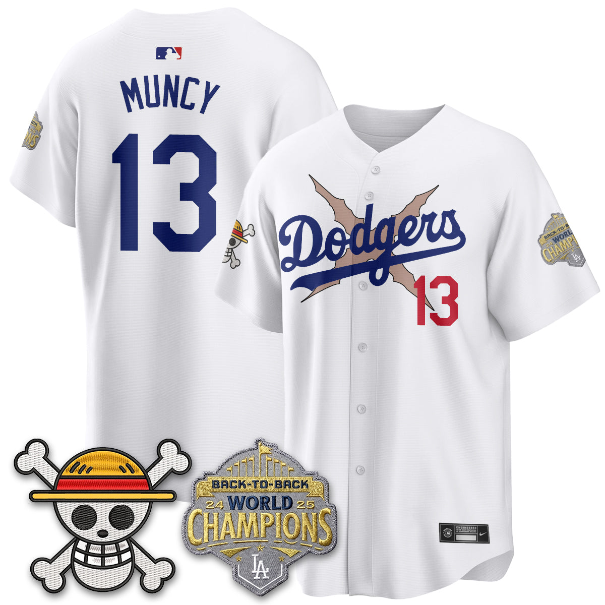 Los Angeles Dodgers x OP Vapor Jersey -All Stitched V2