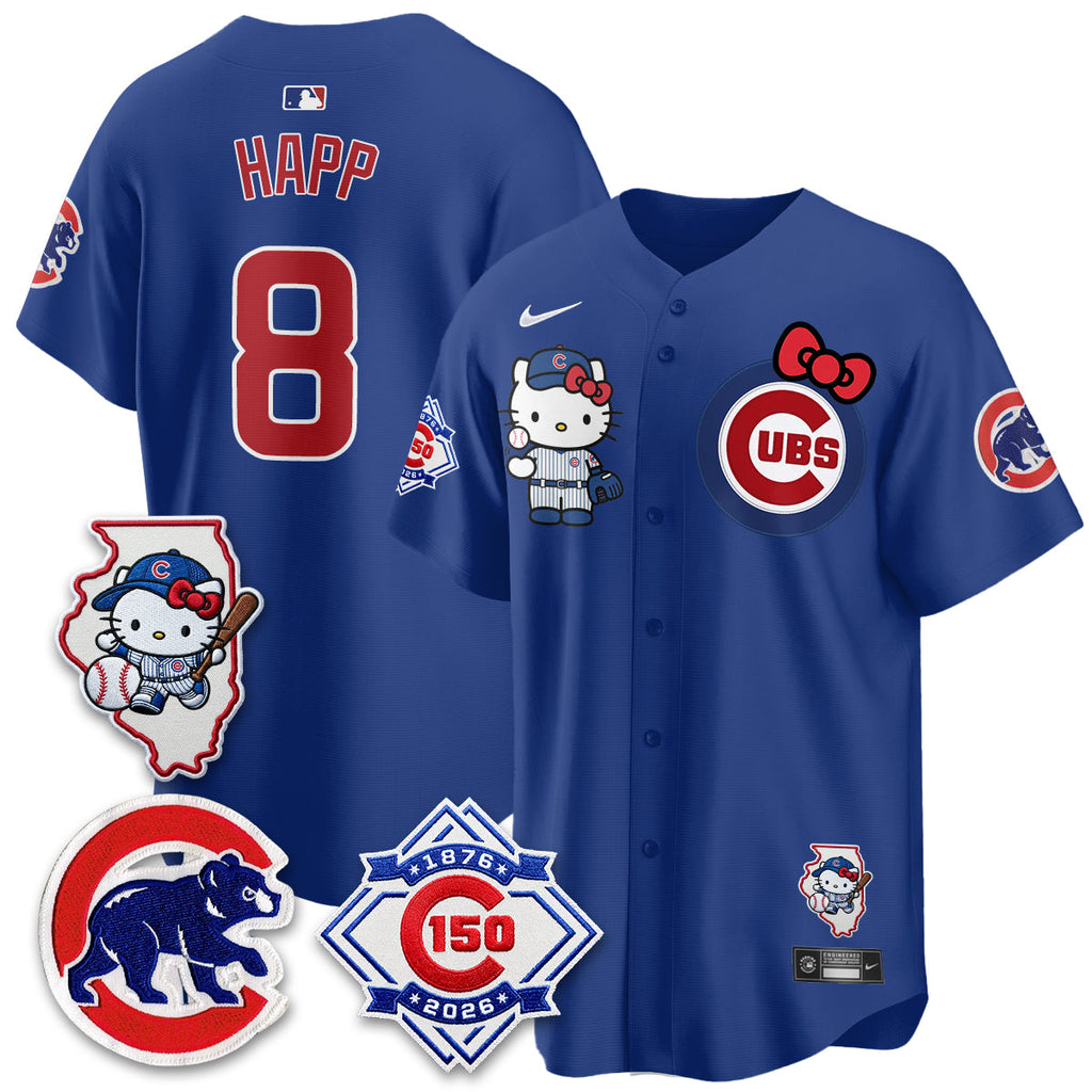 Chicago Cubs x Meow KT Vapor Premier Limited Jersey - All Stitched V2